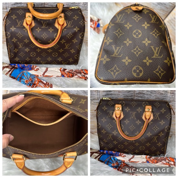 🔥FLASH SALE🔐 LV Speedy 25 in Monogram Print with 🔐, Twillies, & Bag Organizer - Picture 4 of 16